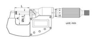 105-01-4NC - MIKROMETR IP65 DUAL ŘEHTAČKA