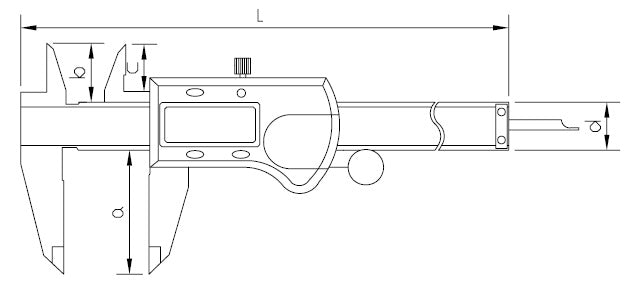 307-62-0 - POSUVNÉ MĚŘÍTKO ABSOLUTE