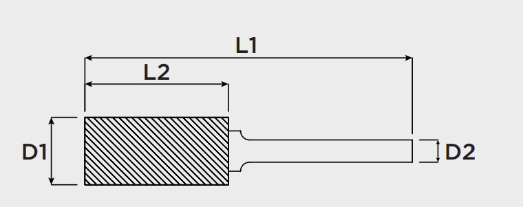 CB1606 - TYP A - VÁLCOVÁ FRÉZA 6mm