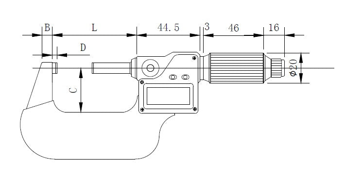 104-01-2 - MIKROMETR RYCHLOPOSUVNÝ SPEEDY