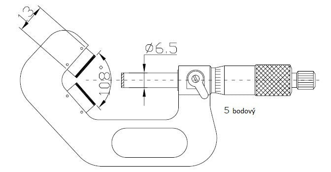 151-02-4 - MIKROMETR S PRISMAT. DOTEKEM