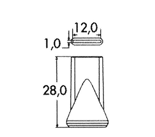 49451BLK.1 - SLOT NOZZLE 1.02MM