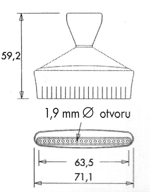59895.1 - TRYSKA NAKLÁPĚCÍ 20TI TRYSKA