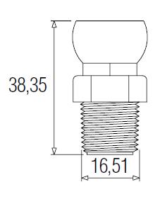 59864.1 - HRDLO SE ZÁVITEM 3/8"