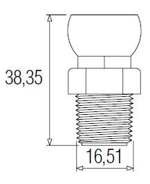 59876.1 - THREADED NECK 3/8"