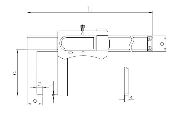 309-08-1 - SCALE OF OUTER GROOVE