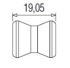 49429.1 - SPOJKA 1/4" NA 1/4"