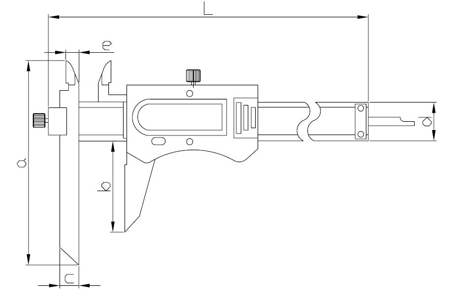 317-06-0 - POSUVNÁ MĚŘÍTKA S ČELISTÍ
