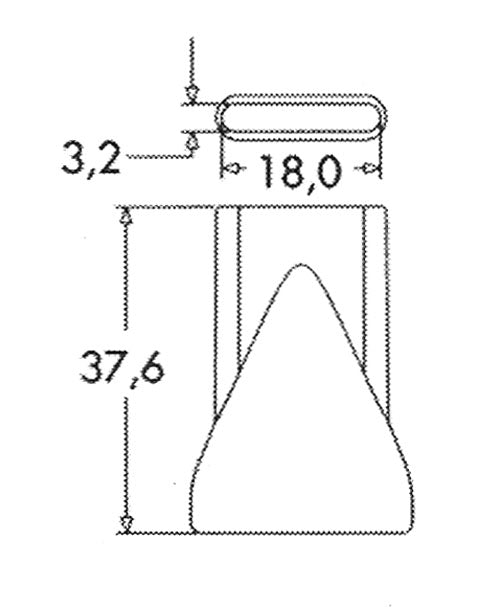 59891.1 - TRYSKA ŠTĚRBINOVÁ 3,18MM
