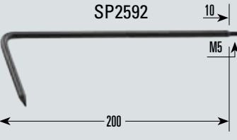 SP2592 - NÁSTAVEC PRO HÁK NA ŠPONY