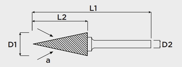 CB0608 - TYPE M - CONE CUTTER 8mm