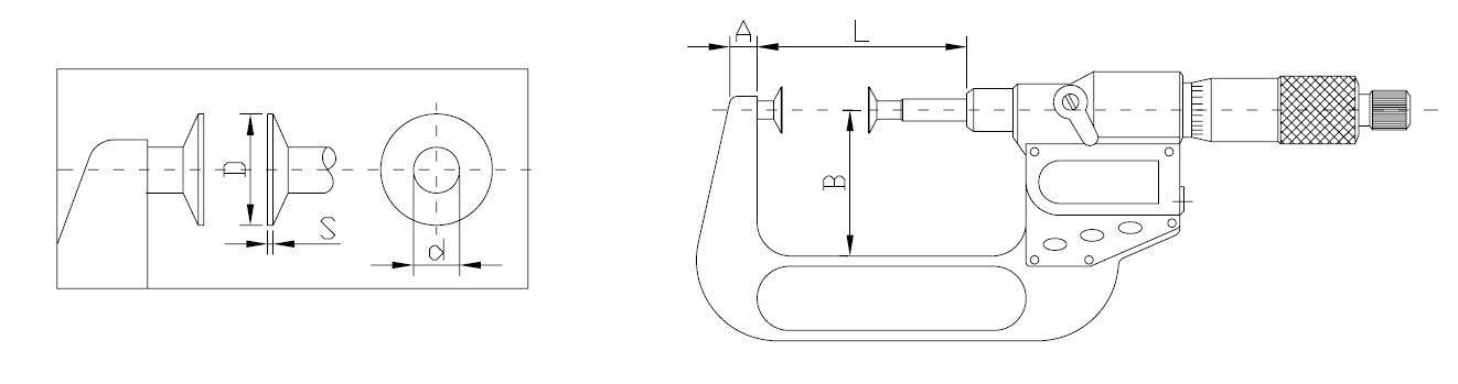 141-04-0 - MIKROMETR S TALÍŘKOVÝMI DOTEKY