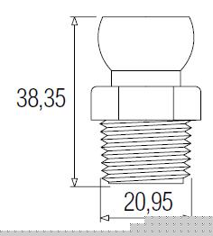 59877.1 - HRDLO SE ZÁVITEM 1/2"