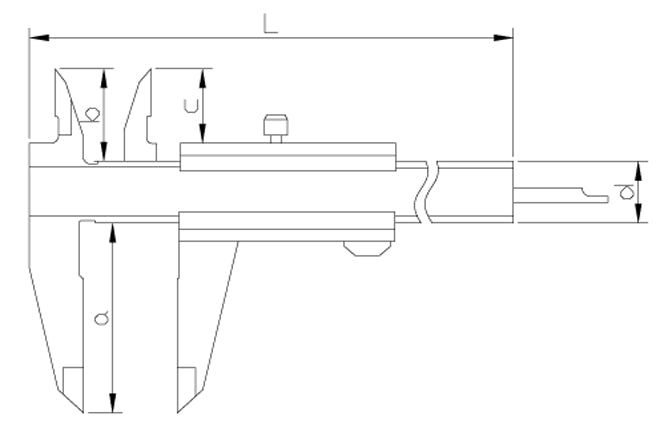341-06-4 - POSUVNÉ MĚŘÍTKO SE ŠROUBKEM