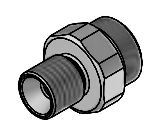 GA-9,5-M8x1 - spojka se závitem M8x1